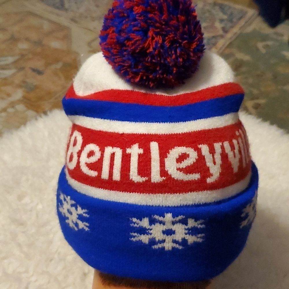 Winter Hat‎ Cap Bentleyville With Pom Pom. One Size